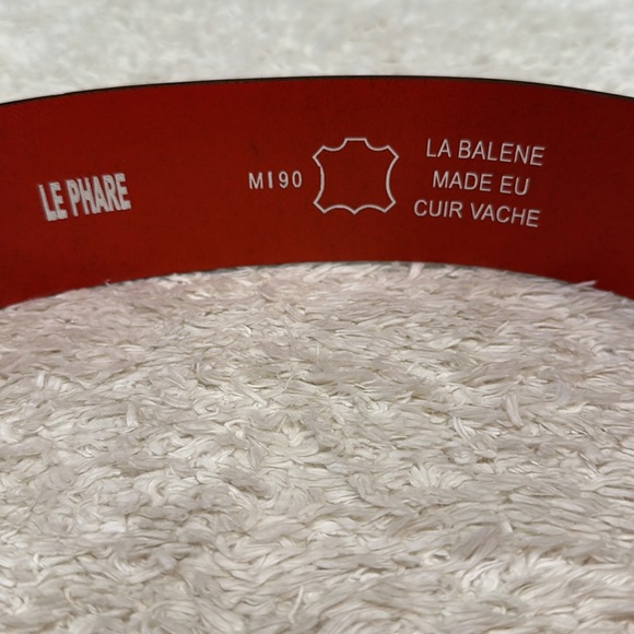 Le Phare Leather Belt - Picture 3 of 5